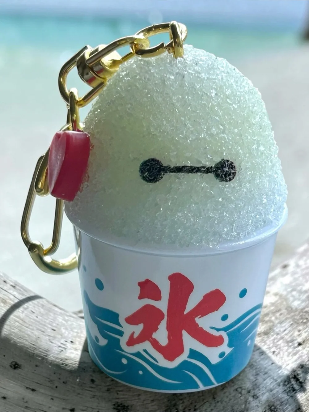 New Disney Store japan secret strap shaved ice keychain figure baymax